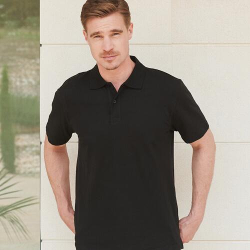 Stretch piqué polo shirt Thumbnail