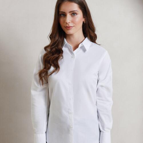 Women's signature Oxford long sleeve shirt Thumbnail