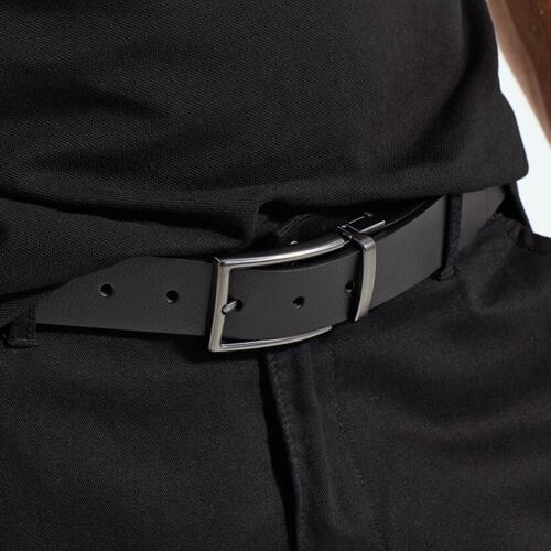 Men's two-way leather belt Thumbnail