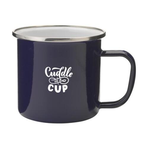 Retro Silver Emaille Mug Thumbnail